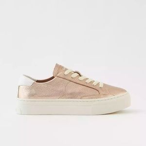 Soludos Ibiza Platform Sneaker in Rose Gold